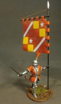 Men At Arms with Battle Standard, The Retinue of John De Vere, 13th Earl of Oxford--single figure #0
