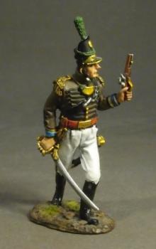 Officer, White Trousers, Portuguese 1st Cazadores, 1809--single figure #0