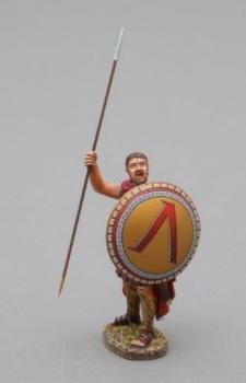 Leonidas, King of the Spartans (ornately decorated Lambda shield)--single figure--RETIRED--LAST ONE!! #0
