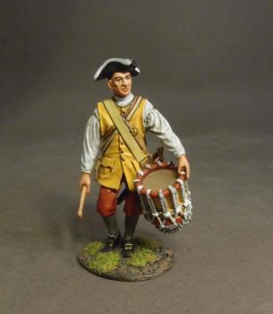 Drummer #3, The Connecticut Provincial Regiment, The Raid on St. Francis, 1759—single figure--RETIRED--LAST ONE!! #7