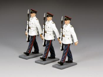 Extra Troopers--three Colonial Hong Kong figures in No.3 Parade Dress (Warm Weather Ceremonial Uniform). #0