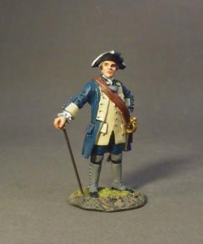 Officer #2, The South Carolina Provincial Regiment (The Buffs), The Raid on St. Francis, 1759--single figure--RETIRED--LAST ONE!! #0