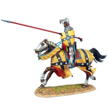 French Knight, Seigneur de Raineval, Agincourt, 1415--single mounted figure--RETIRED--LAST ONE!! #0