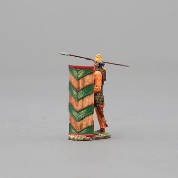 Persian Immortal Throwing Spear (green/yellow shield)--single figure--RETIRED--LAST ONE!! #0