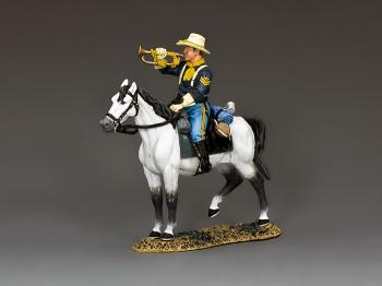 The Bugler Corporal--single mounted U.S. Cavalry figure #14
