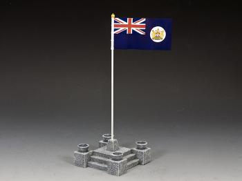 Ceremonial Flag Base & British Crown Colony of Hong Kong Flag #0
