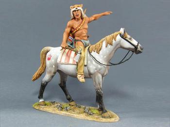 Sioux Scout on Horse--single mounted figure #9