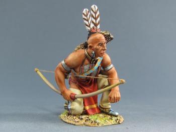 Sioux Warrior kneeling with Bow--single figure #13