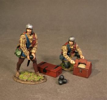 Two Artillery Crew Loading, the Battle of Bosworth Field, 1485, The Wars of the Roses, 1455-1487—5 pieces #0