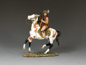 Lone Wolf--single mounted Cheyenne Dog Soldier Indian figure--RETIRED--LAST ONE!! #9