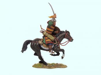 Mongol Advancing with Sword Raised High--single mounted figure #7