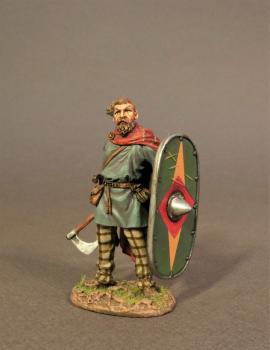 Cherusci Warrior (green shield), Germanic Warriors, Armies and Enemies of Ancient Rome—single figure #16