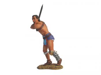 Thraex with sword in both hands--single Roman gladiator figure #2