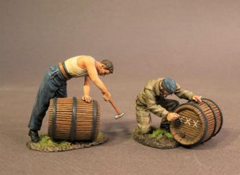 Ground Crew with Beer Kegs, The Second World War--two figures #0