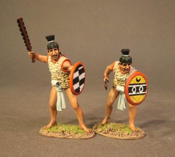 Aztec Warriors #2, The Aztec Empire, The Conquest of America--two figures #8