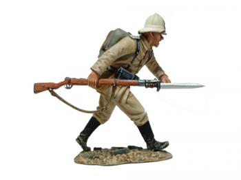 German III. Seebataillon Marine Private Running with Rifle--single figure #12
