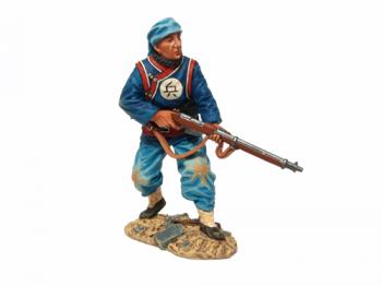Qing Soldier Looking with Gun--single figure #14
