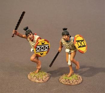 Aztec Warriors #3, The Aztec Empire, The Conquest of America—two figures #0