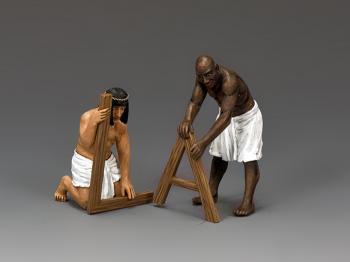 The Measurers--two Ancient Egyptian figures #0
