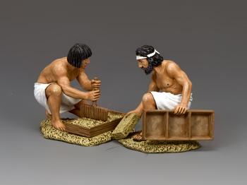 The Mud Brick Molders--two Ancient Egyptian figures #0