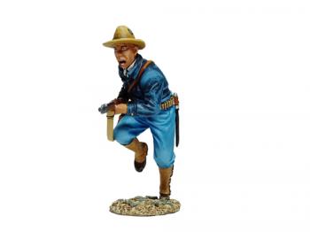 Running Forward--single Boxer Rebellion era U.S. Marine figure with rifle #23