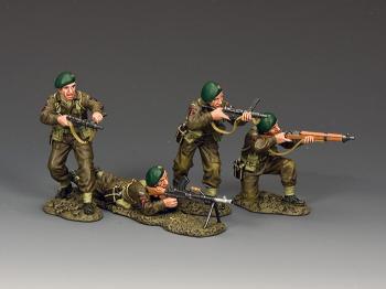 Free French Commandos Set #1--four figures #1