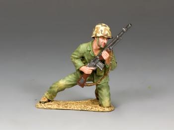 Kneeling BAR Gunner--single WWII USMC figure #8