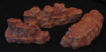 Three Modular Rocks (Adobe Red) #4
