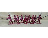 Iphicratic Hoplites (Red)--nine plastic figures #0