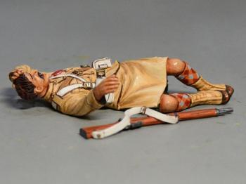 Falling Wounded--single face up British Infantry casualty figure #19