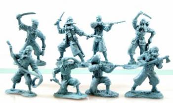 Barzso Pirate Set #2--eight more figures in eight poses -- AWAITNG RESTOCK! #0