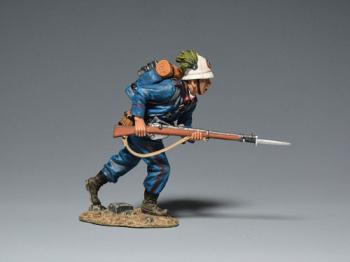 Boxer Rebellion Italian Bersaglieri Light Infantry Charging With Gun (B)--single figure #6