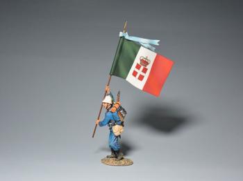 Boxer Rebellion Italian Bersaglieri Light Infantry Flagbearer (B)--single figure #3
