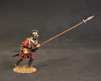 Spanish Pikeman (pike at the ready), Spanish Conquistadors, The Conquest of America--single figure #0