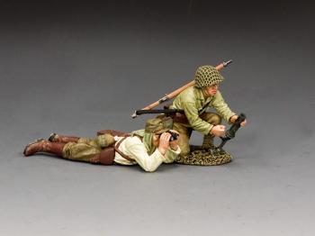 The Mortar Set--two WWII Japanese infantry figures #10