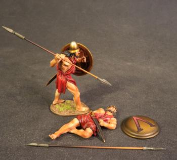 Spartan Warriors (4pcs), The Spartan Army, The Peloponnesian War, 431-404BCE, Armies and Enemies of Greece and Macedonia #0