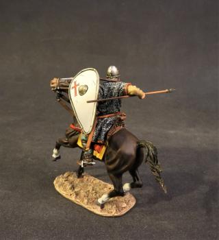 Crusader Knight (Light Kite Shield with Small Red Cross), The Crusades--single mounted figure--RETIRED -- LAST ONE! #0