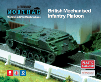 Northag British Mechanised Infantry Platoon--10mm Ultracast plastic--TWO IN STOCK. #6