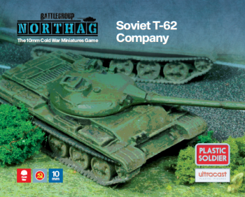 Northag Soviet T-62 Company--10mm Ultracast plastic--TWO IN STOCK. #8