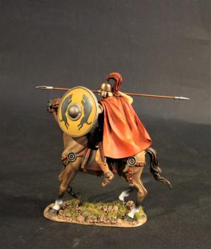 Roman Cavalry (yellow shield, spear held at eye level), The Roman Army of the Mid Republic, Armies and Enemies of Ancient Rome--single mounted figure #0