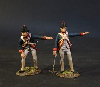 British Royal Artillery Crew (Igniter & Commander), The Battle of Saratoga 1777, Drums Along the Mohawk--two figures #11