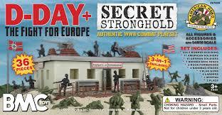 BMC WWII Secret Stronghold--36 piece Plastic Army Men German Bunker Playset #0