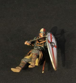 Prone Wounded Crusader Swordsman, The Crusades--single figure #0