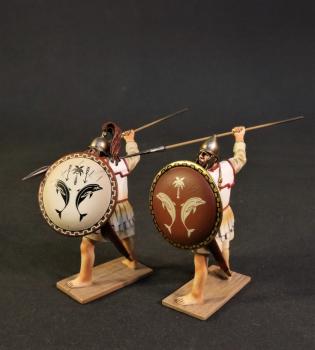 Two Marines (white shield, red shield), The Carthaginians, Armies and Enemies of Ancient Rome--two figures--RETIRED--LAST ONE!! #0