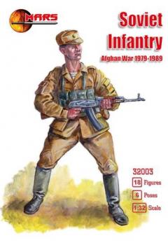 Soviet Infantry, Afghan War, 1979-1989--18 figures in 6 poses--TWO IN STOCK. #1