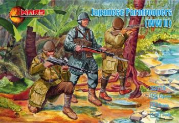 WWII Japanese Paratroopers--15 figures in 8 poses--SIX IN STOCK. #14
