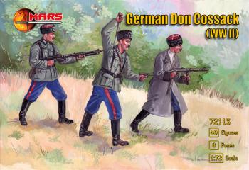 German Don Cossack (WWII)--40 figures in 8 poses--THREE IN STOCK. #0