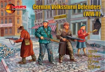German Volksturm Defenders (WWII)--40 figures in 8 poses--THREE IN STOCK. #10