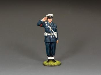 Saluting RAF Policeman--single WWII figure #0