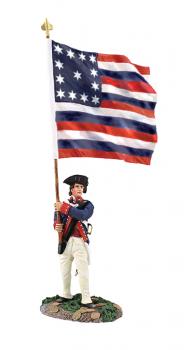 Continental Line Ensign with Flag 1778-84--single figure #0